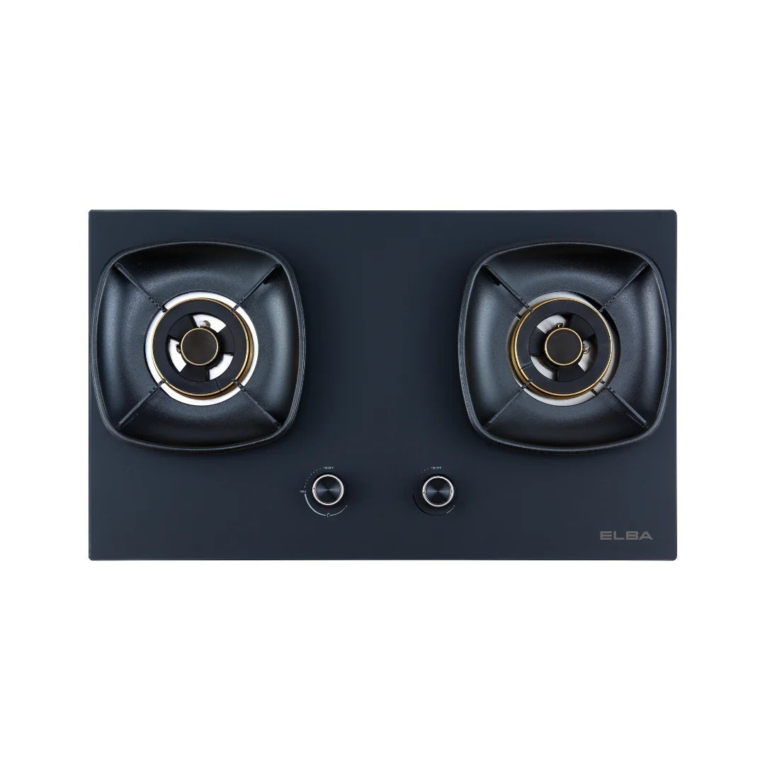 Double Burners Built-in Glass Hob EGH-S8652G(GR) - 0โ Pulse Ignition, 6.0kW