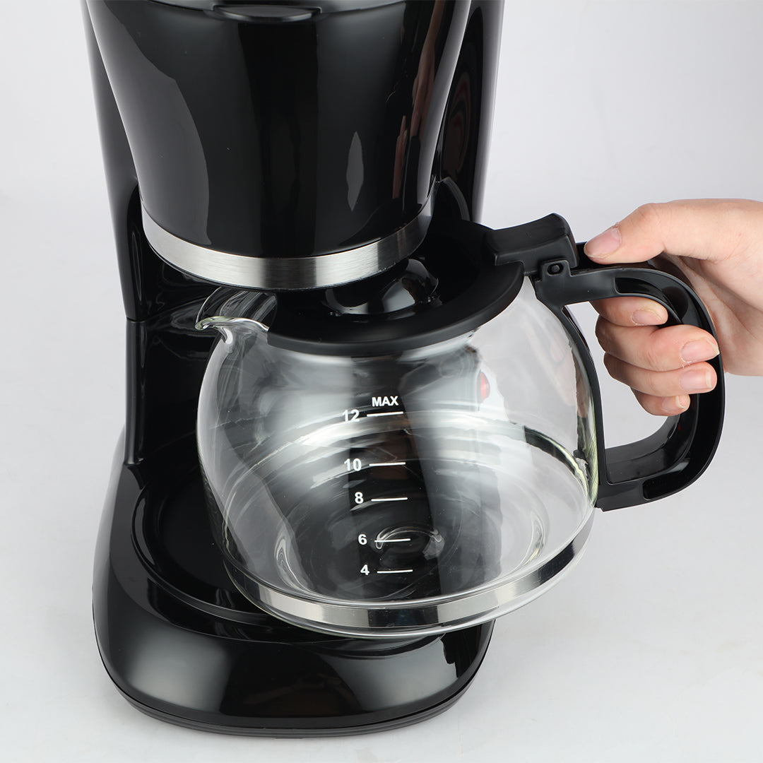 Coffee Maker ECM-R1583(BK) - Black (1.5L/670W-800W)