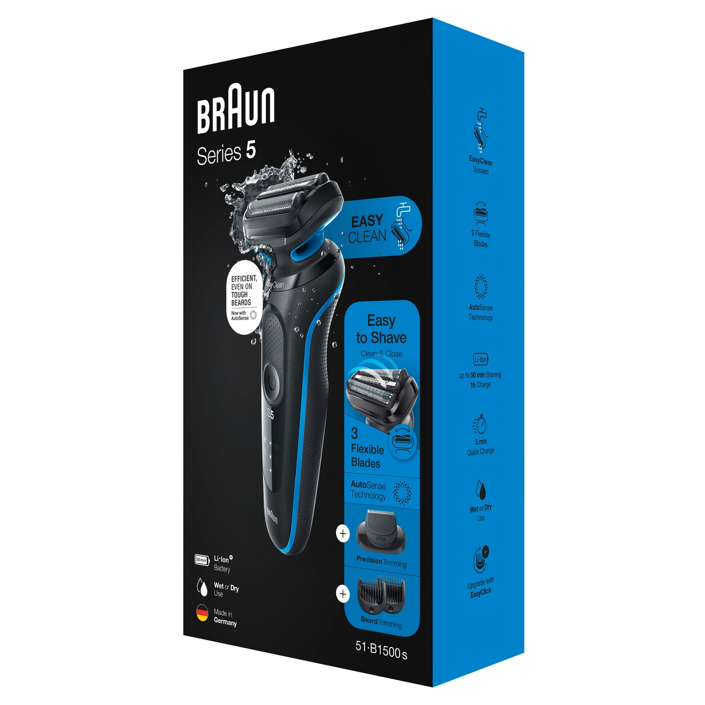 BRAUN SHAVER 51-B1500S