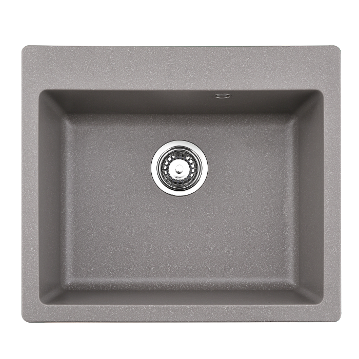 Haustern Starker Series Granite 1B Top Mount Kitchen Sink Grey Colour (HT-STARKER-612G)