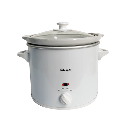 3.5L Slow Cooker ESC-K3569(WH) - Variable Thermostat Control - OFF, High, Low, Auto (3.5L/180W)
