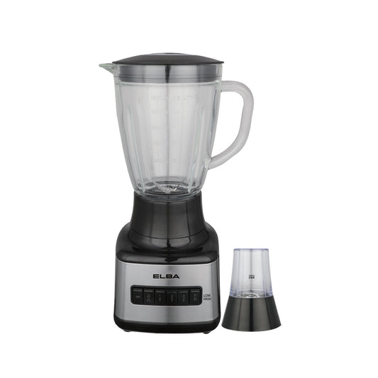 Glass Jar Blender EBG-K1556G(BK) - 6-speed with Pulse Function, Grinder, Black (1.5L/500W)
