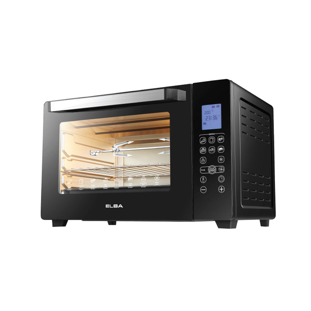60L Digital Electric Oven EEO-J6091D(BK) - 6 Heating Selections, 8 Preset programs, Black (60L / 2000W)