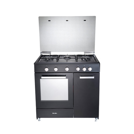 90cm Gas Cooker with Gas Oven EGC-C9703G(BK) 70L Oven Capacity