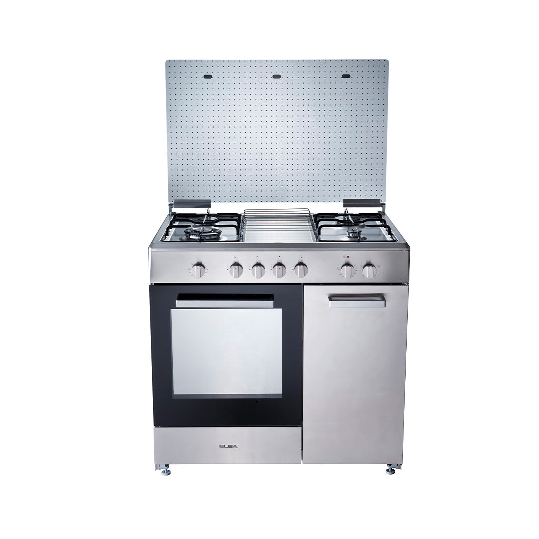 90cm Gas Cooker with Electric Oven EGC-C9784E(SS) 70L Oven Capacity