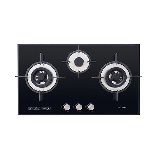 Triple Burners Built-in Glass Hob EGH-K8943G(BK)