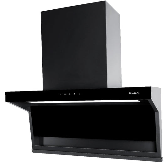 Designer Hood MONZA EH-Q9327ST(BK) - Dual Way Suction