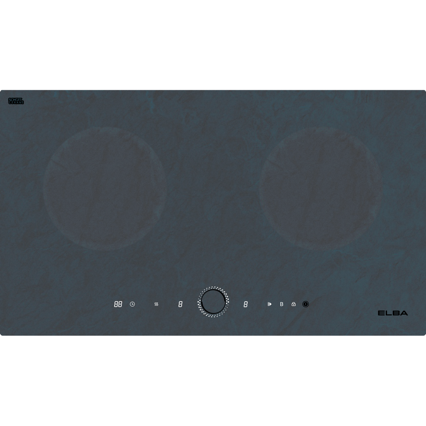 Built-in Induction Cooker NATUROLIS EIC-S7022ST(BK) Dual Cooking Zones, Schott Ceran® Luminoir Glass