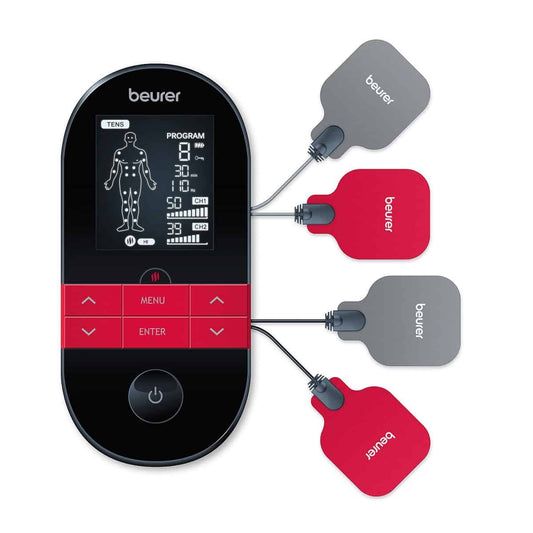 EM 59 TENS EMS with Heat - 4 electrodes