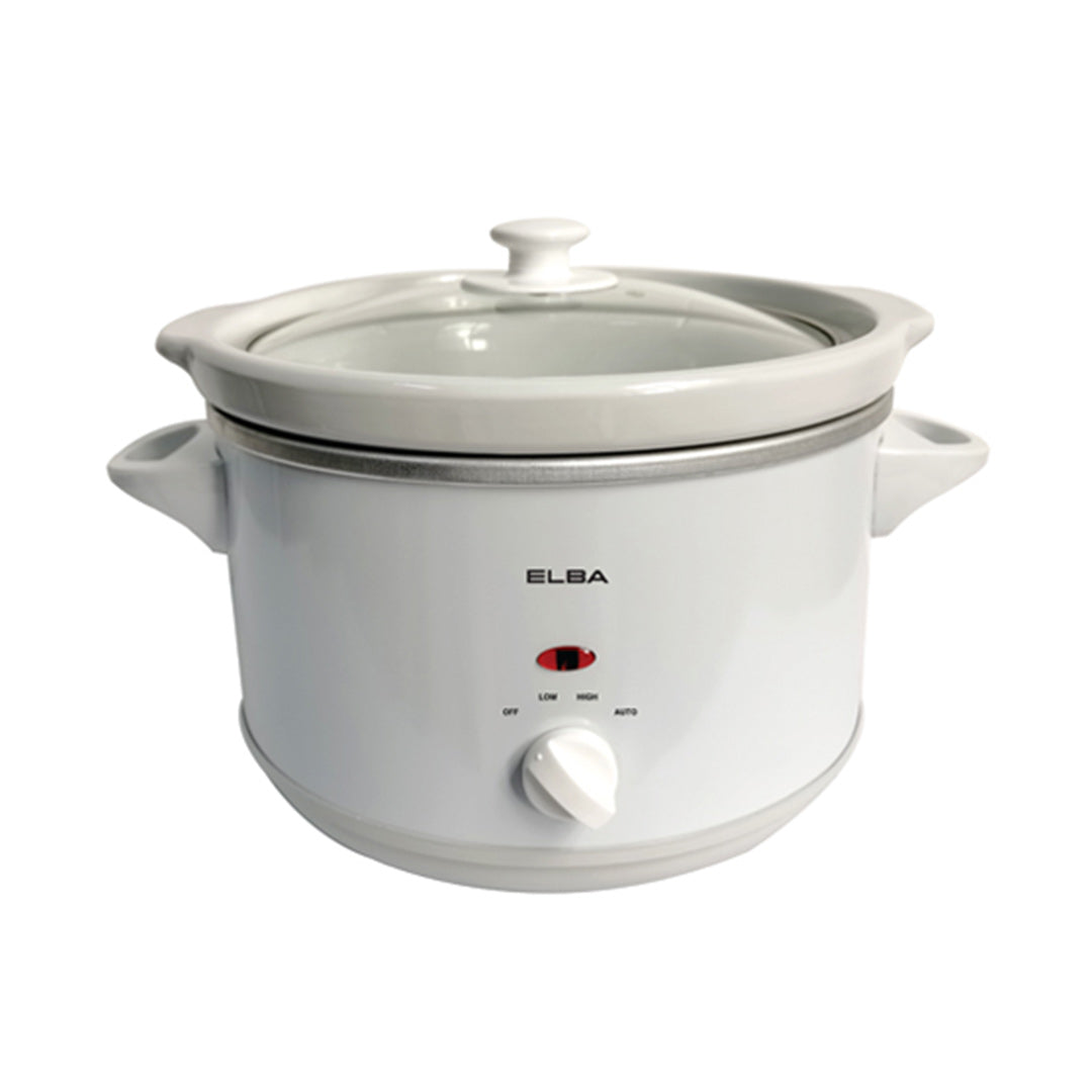 4.5L Slow Cooker ESC-K4569(WH) - Variable Thermostat Control - OFF, High, Low, Auto (4.5L/240W)