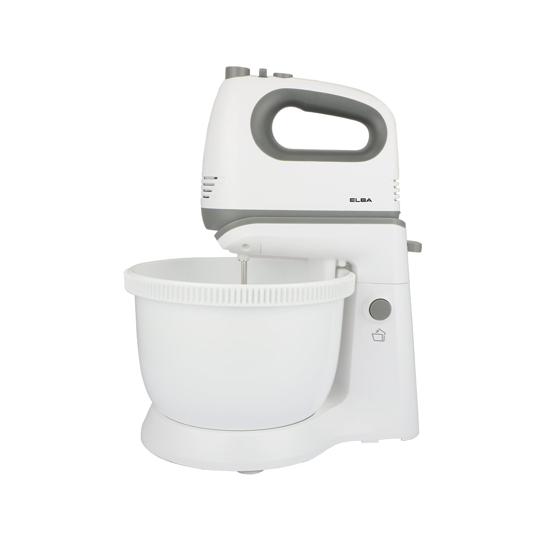 Stand Mixer ESMB-M3430(WH) - 5-speeds, Turbo Function, Auto Rotating Stand Bowl, White (3.4L / 300W