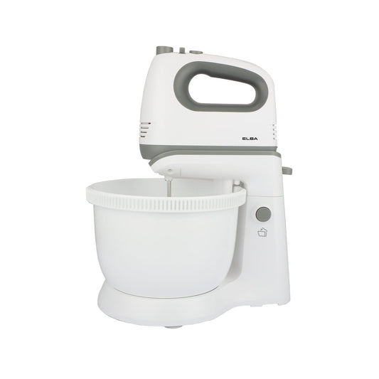 Stand Mixer ESMB-M3430(WH) - 5-speeds, Turbo Function, Auto Rotating Stand Bowl, White (3.4L / 300W