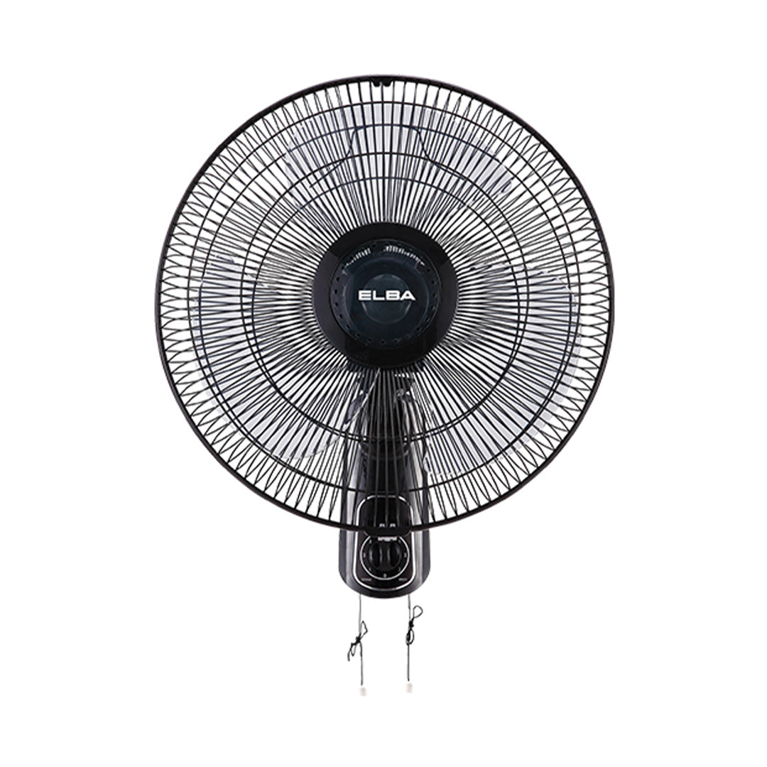 16" Wall Fan EWMF-E1645(BK) - 3 Blades, 3-speed Settings - Black (16 inches/55W)
