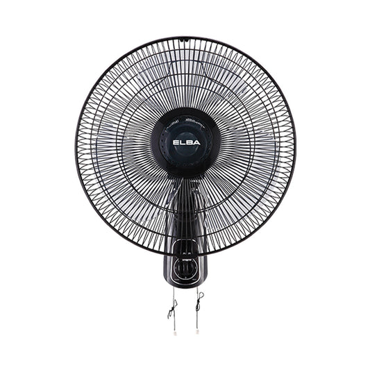 16" Wall Fan EWMF-E1645(BK) - 3 Blades, 3-speed Settings - Black (16 inches/55W)