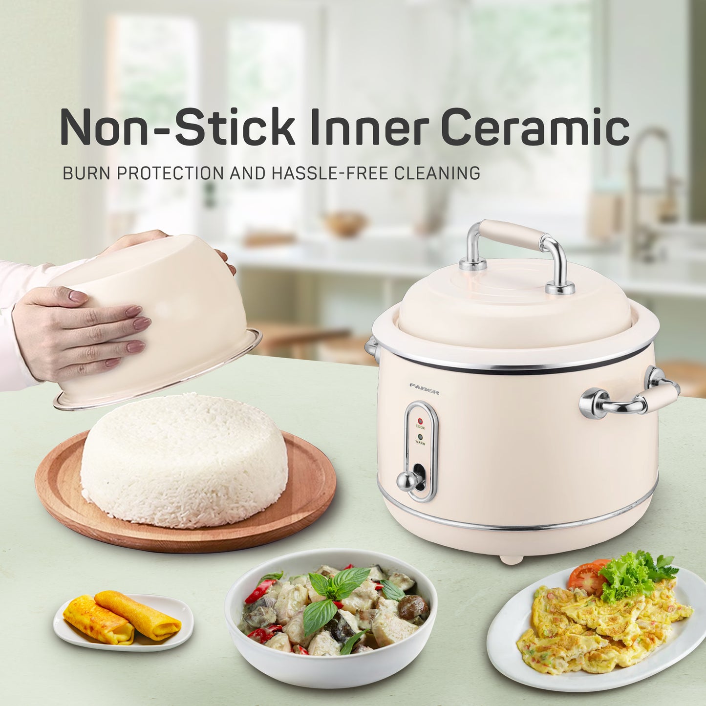 FABER TRADITIONAL RICE COOKER VINTAGE FRC-V401