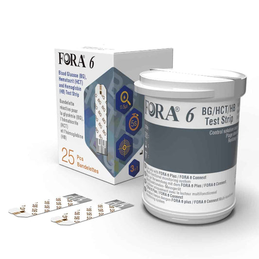 Gold Strip for BG, HG, HT, 25's/vial, one vial/box