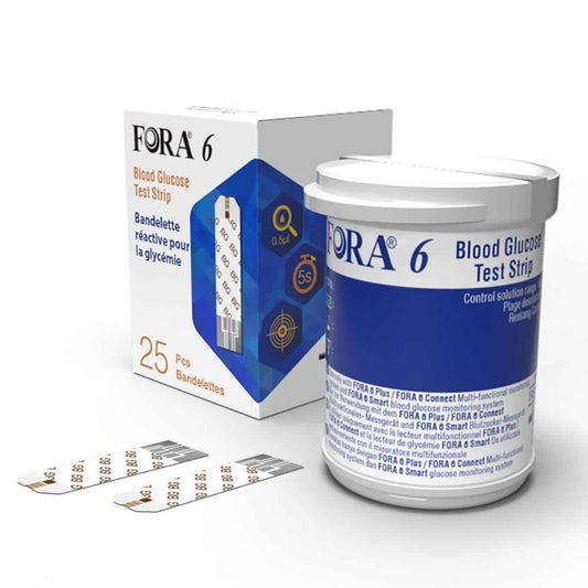 Gold Strip for blood glucose, 25 pcs/vial, one vial/box