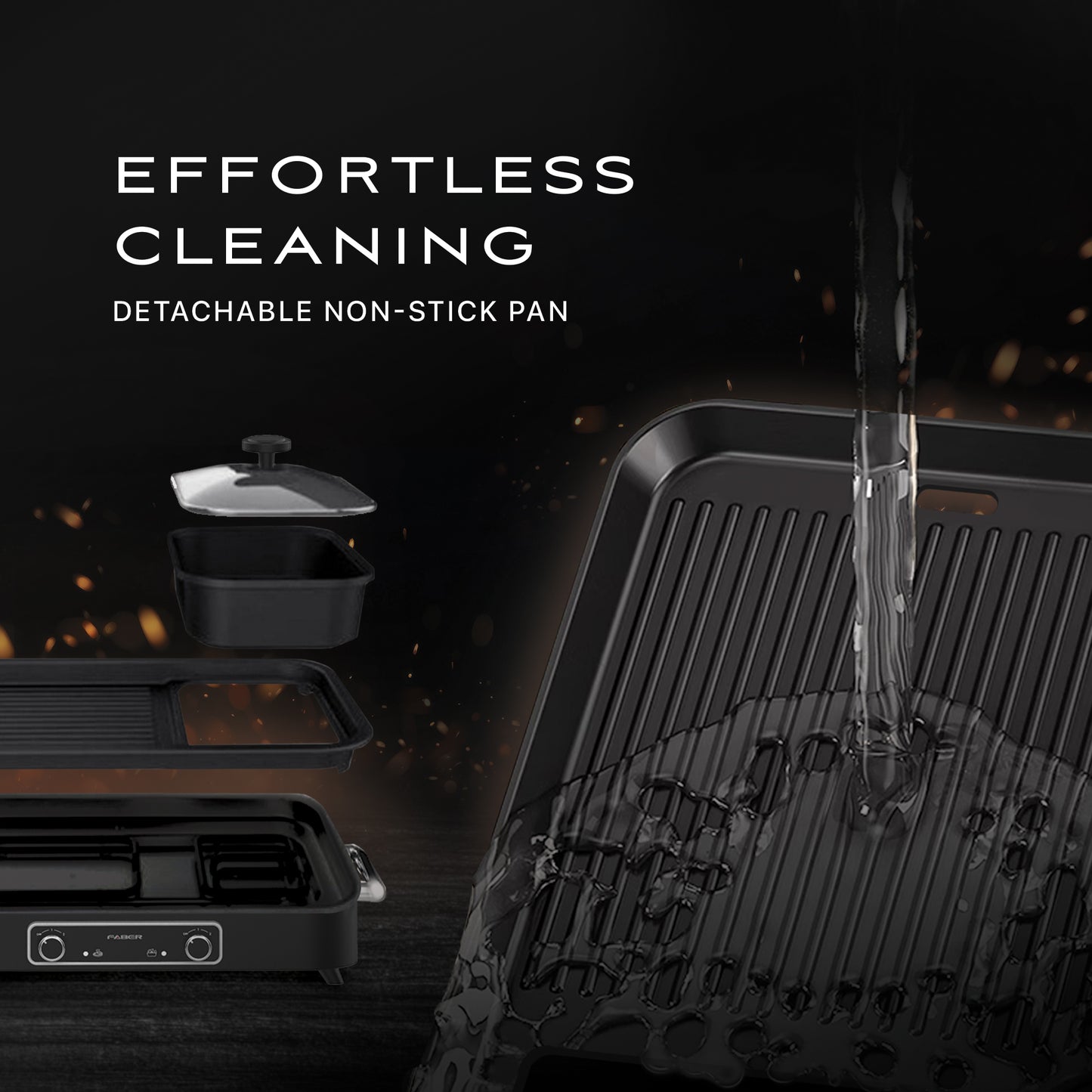 FABER BBQ GRILL RETRO-BLACK FBQ 3216BK