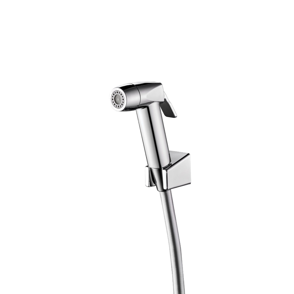 Haustern Zeta Series ABS Hand Bidet Spray with Flexible Hose - Chrome colour(HT-ZETA-401D-CR)