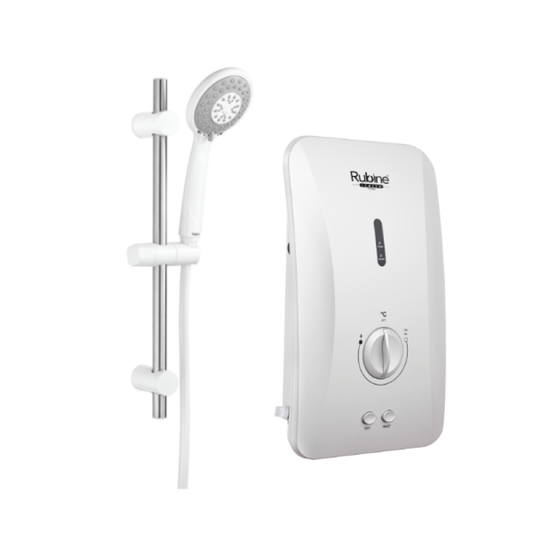 Rubine RWH-FS391D-WMW Instant Water Heater Inverter DC Pump - Modern White