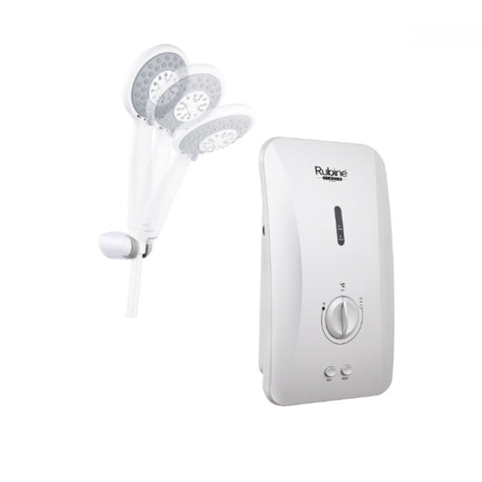 Rubine RWH-FS390N-MAW Instant Water Heater Non Pump Multi Angle - Modern White
