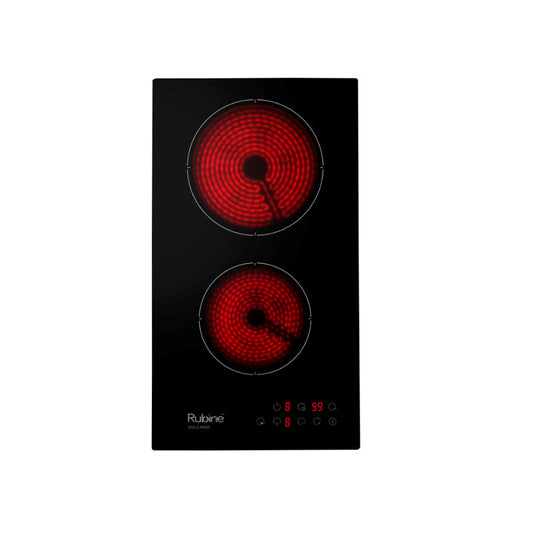 RUBINE RCE-VULCAN30-BL Electric Hob with power up to 3000w