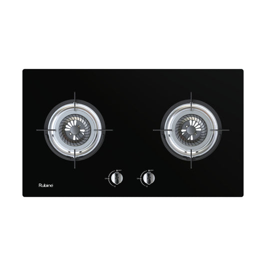 RUBINE GAS HOB - GLASS CALDO2B-BL