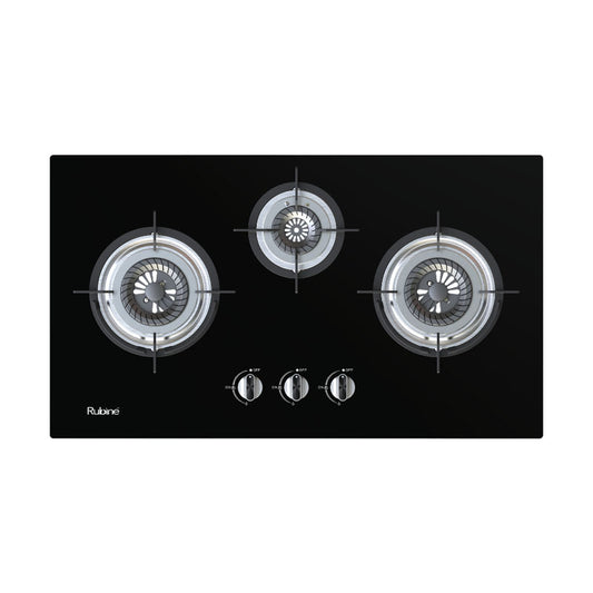 RUBINE GAS HOB - GLASS CALDO3B-BL