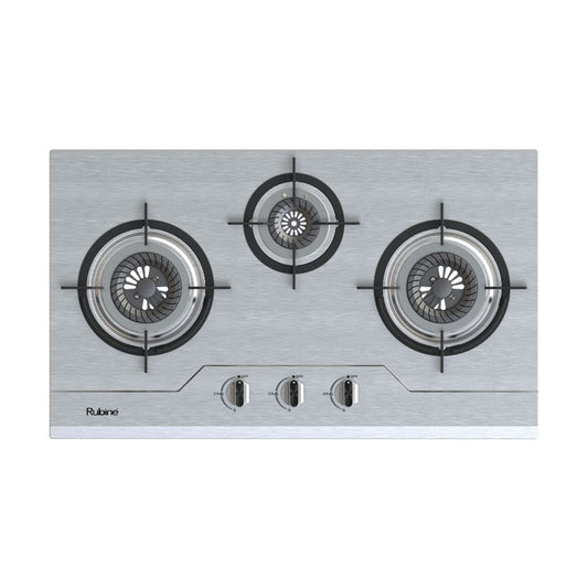 RUBINE GAS HOB - S/STEEL CALDO3B-SS