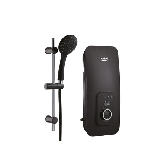 RUBINE RWH-CE521D-SSB Cetus Instant Water Heater - Sand Black / Champagne Gold