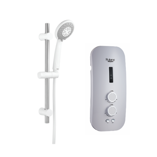 Rubine RWH-SSE891D-WMW Instant Water Heater Inverter DC Pump - Modern White