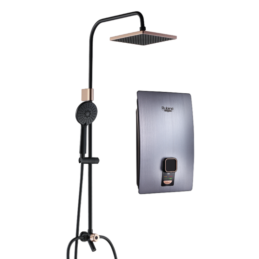 RUBINE RWH-S731D-GRSS Salvo Instant Water Heater - Silky Sand / Urban Titanium / Aegean Blue
