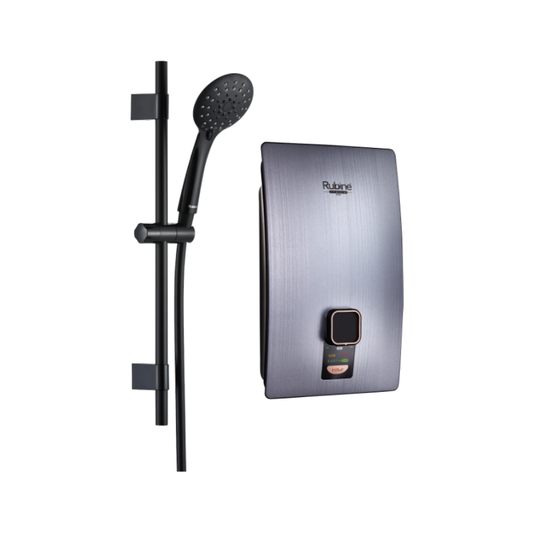 RUBINE RWH-S731D-BAB/BUT Salvo Instant Water Heater - Matte Black / Aegean Blue
