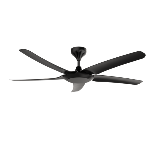 Twin Pack - Rubine BEATA Series ACF-BEATA56-5B-MB/MW Remote Control DC Ceiling Fan / 56 Inch / 5 Blades x 2 UNITS - Matte Black / White