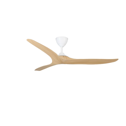 Rubine VELA Series RCF-VELA54-3B Remote Control DC Ceiling Fan / 54 Inch / 3 Blades - Grey Wood / Pine Wood / Black Mahogany