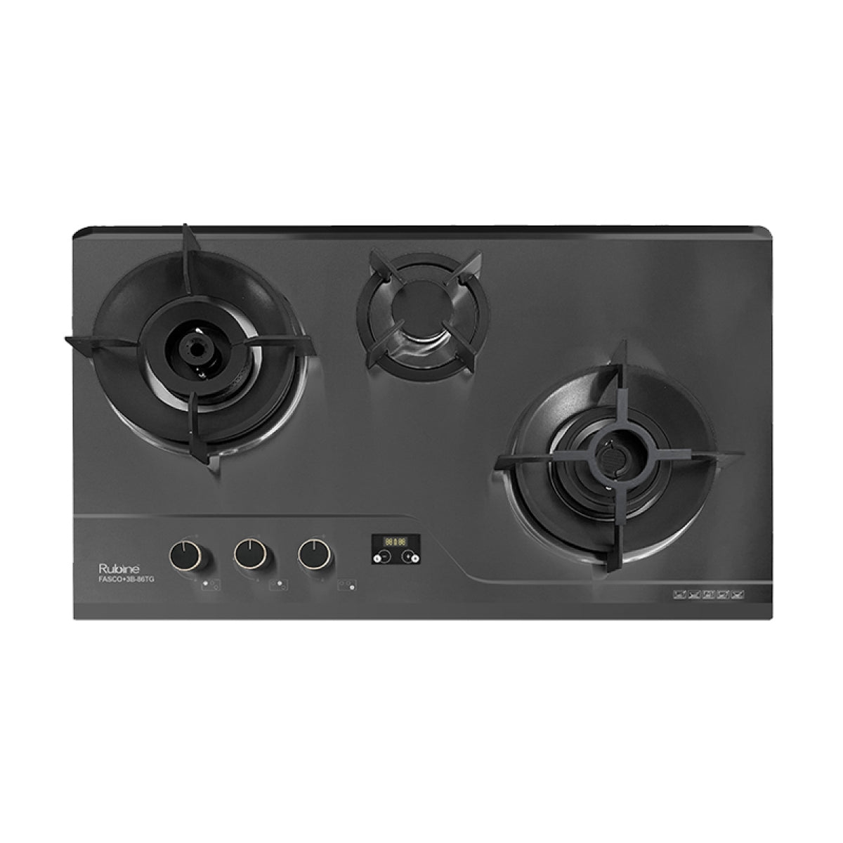 RUBINE GAS HOB - S/STEEL FASCO+3B-86TG