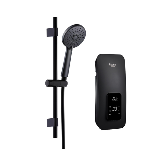 RUBINE CETUS DIGITAL SERIES DC PUMP CED541D-MSB  - Matte Sand Black / Champagne Gold