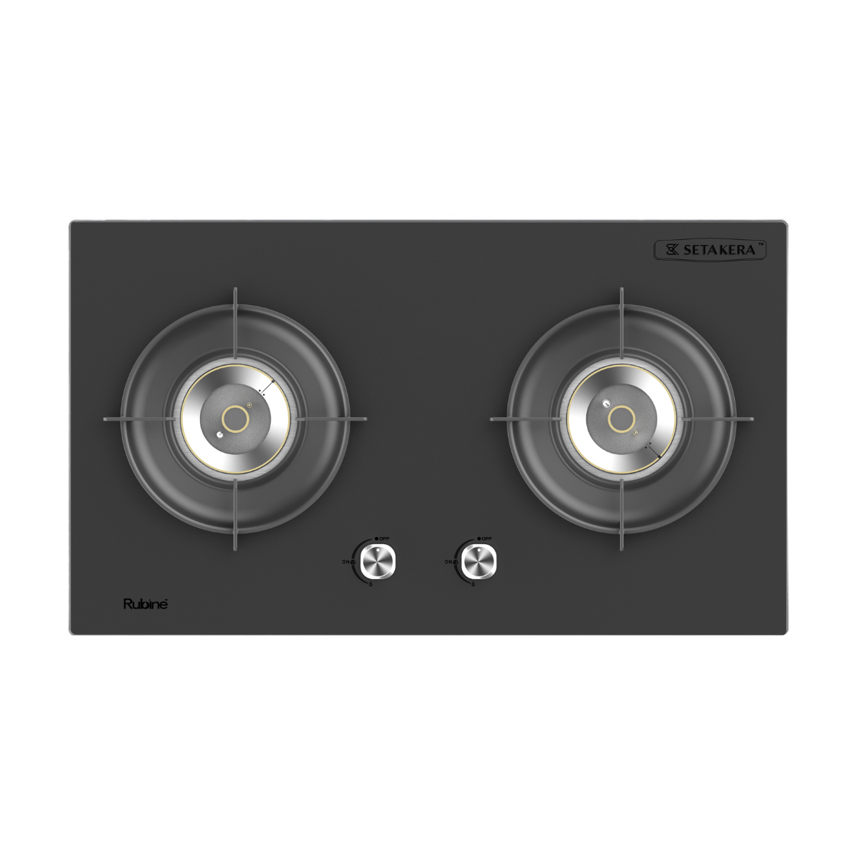 RUBINE RGH-VERRA2B-SK GLASS HOB