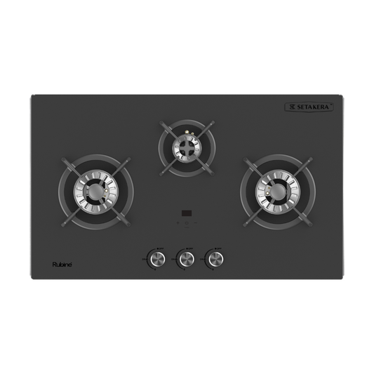 RUBINE GAS HOB - GLASS LAFOSS3B-SK