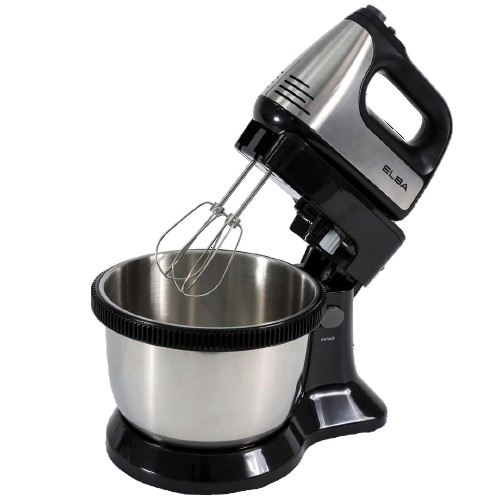 Stand Mixer ESMB-M3436(SS) - 5-speeds, Turbo Function, Auto Rotating Stand Bowl, Stainless Steel (3.4L/300W)