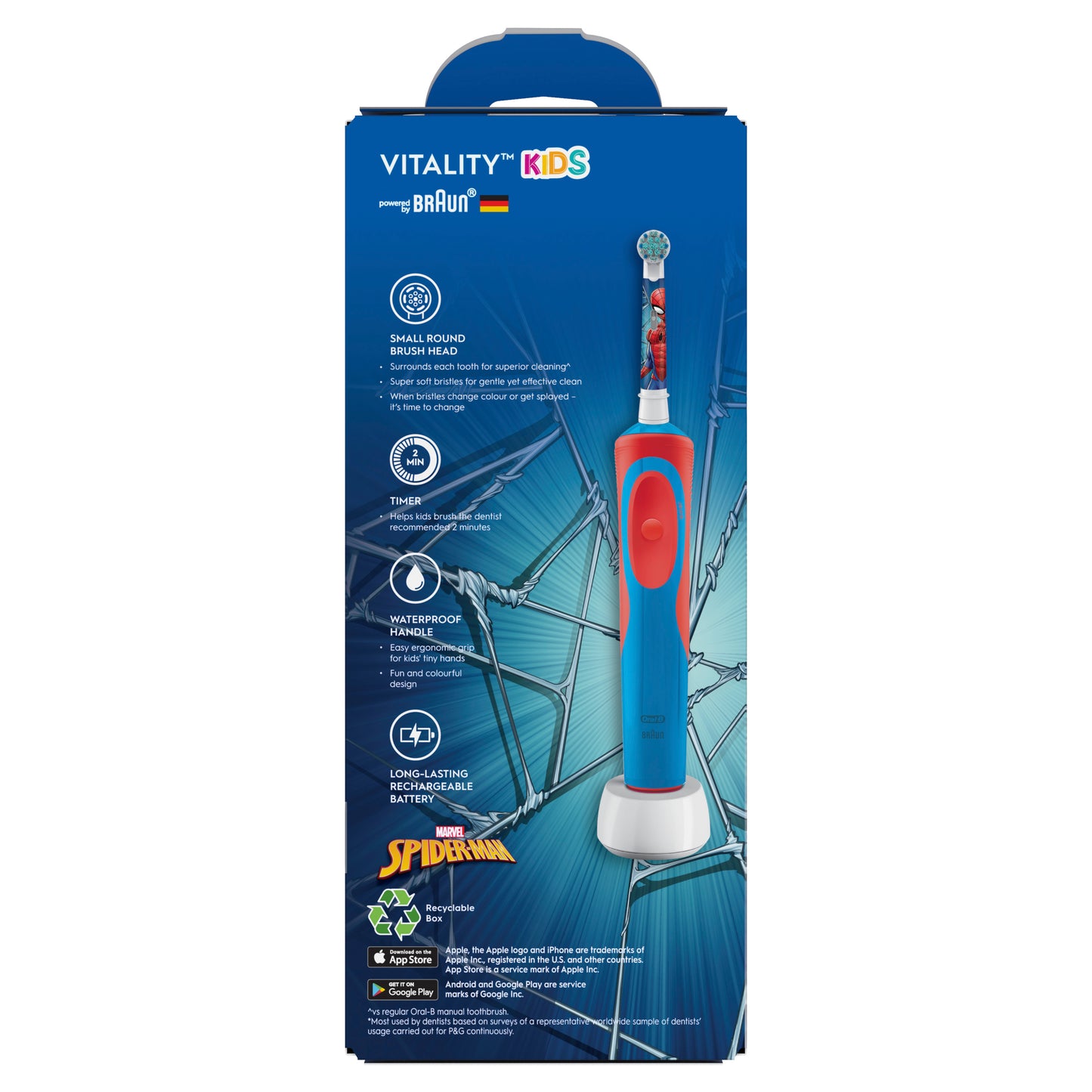 Oral-B Vitality Kids Spiderman Electric Toothbrush