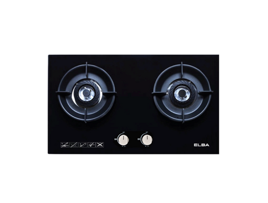 Double Burners Built-in Glass Hob EGH-N8822G(BK)