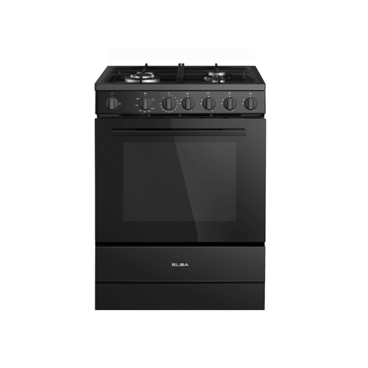 60cm Gas Cooker with Gas Oven EGC-N6704G(BK) 70L Oven Capacity