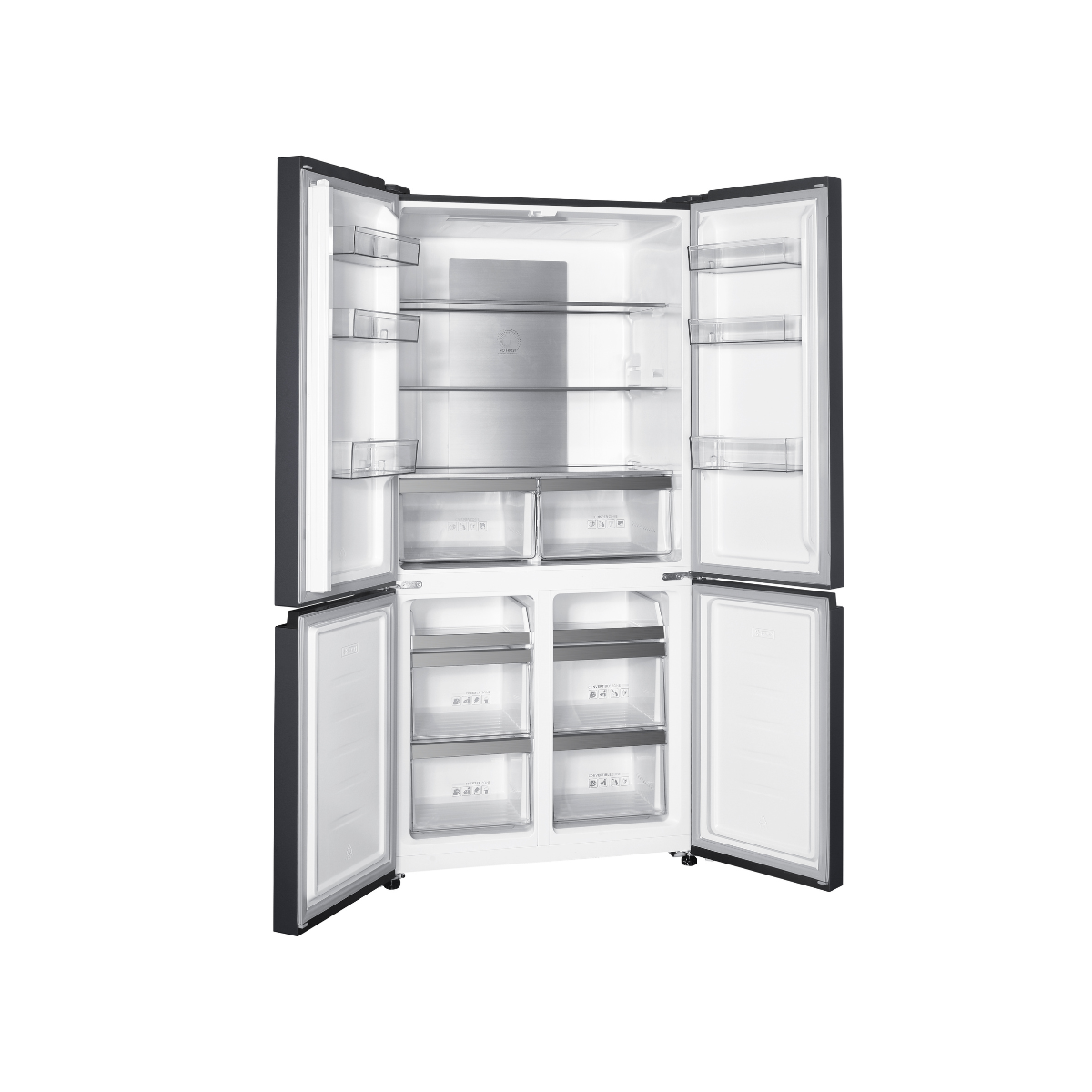 770L Multi Door Refrigerator VERZINO EMR-Q7760IN(GR) - Quad Zone Cooling System, 12 Years Inverter Compressor Warranty