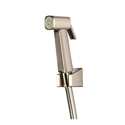 Haustern Wufel Series ABS Hand Bidet Spray with Flexible Hose - Nickle colour(HT-WUFEL-400-NK)