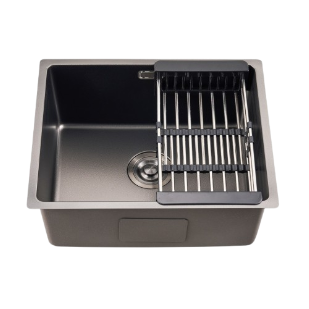Haustern Nappa Series Nano Stainless Steel Sink Titanium Grey Colour (HT-NAPPA-540-TG)