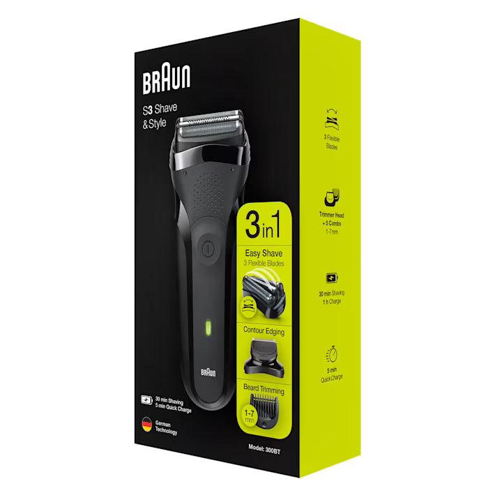 BRAUN SHAVER 300BT
