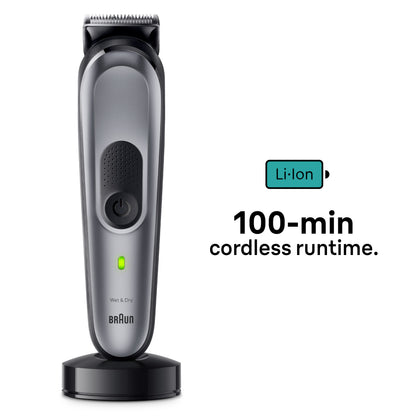 BRAUN ALL-IN-ONE STYLE KIT SERIES 7 7420, 10-IN-1 KIT FOR BEARD, HAIR, MANSCAPING & MORE