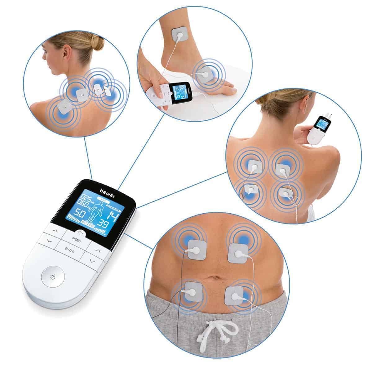 EM 49 TENS EMS - 4 electrodes