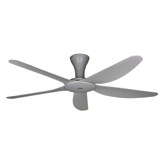 DC Ceiling Fan 56" TERRA ECF-N5650(GR) - 5 ABS Blades - DC Motor, Remote Controller, Off Timer, Grey